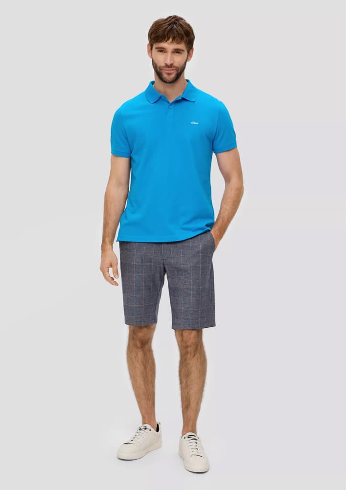 Ανδρικό Polo Τυρκουάζ S.Oliver 2143941-6290