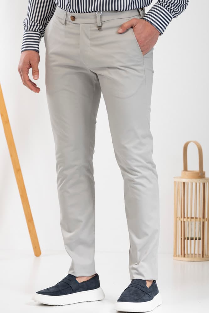 Ανδρικό Παντελόνι Γκρι Vittorio REBBIO-GREY