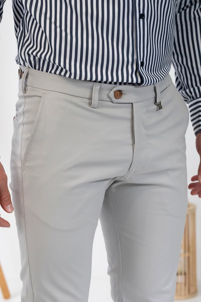 Ανδρικό Παντελόνι Γκρι Vittorio REBBIO-GREY