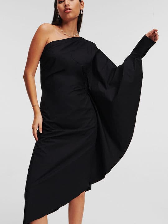 Γυναικείο Hun Kim's Φόρεμα Μαύρο Karl Lagerfeld 241W1302-999 BLACK