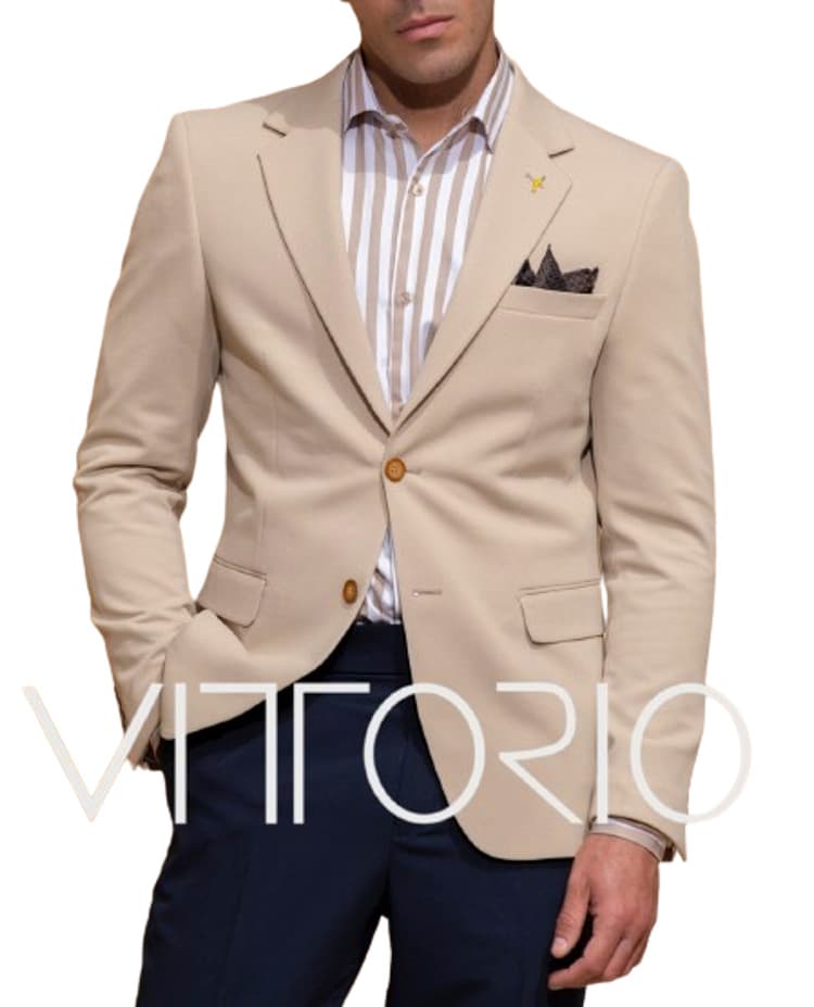 Ανδρικό Σακάκι Καφέ Vittorio SUNSET-VISON