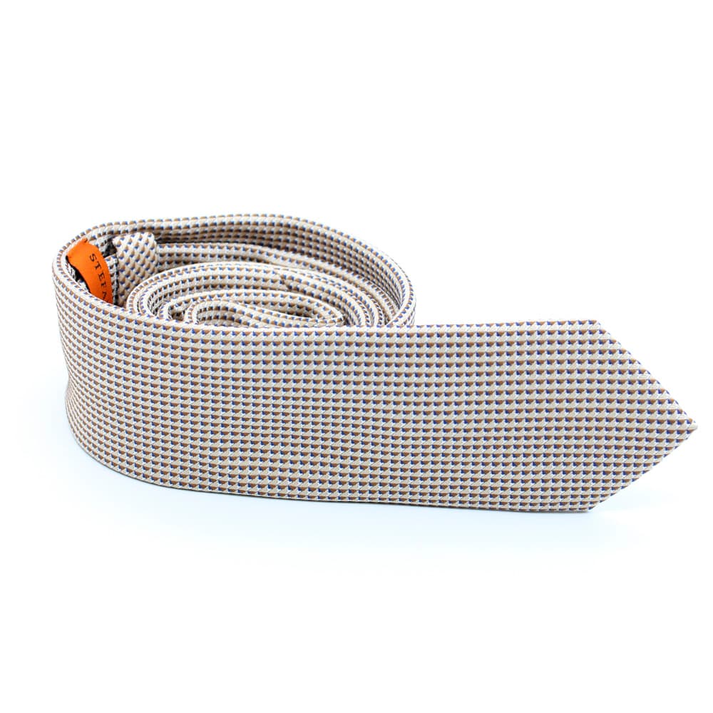 Ανδρική Γραβάτα Μπεζ Stefano Mario 0746-BEIGE