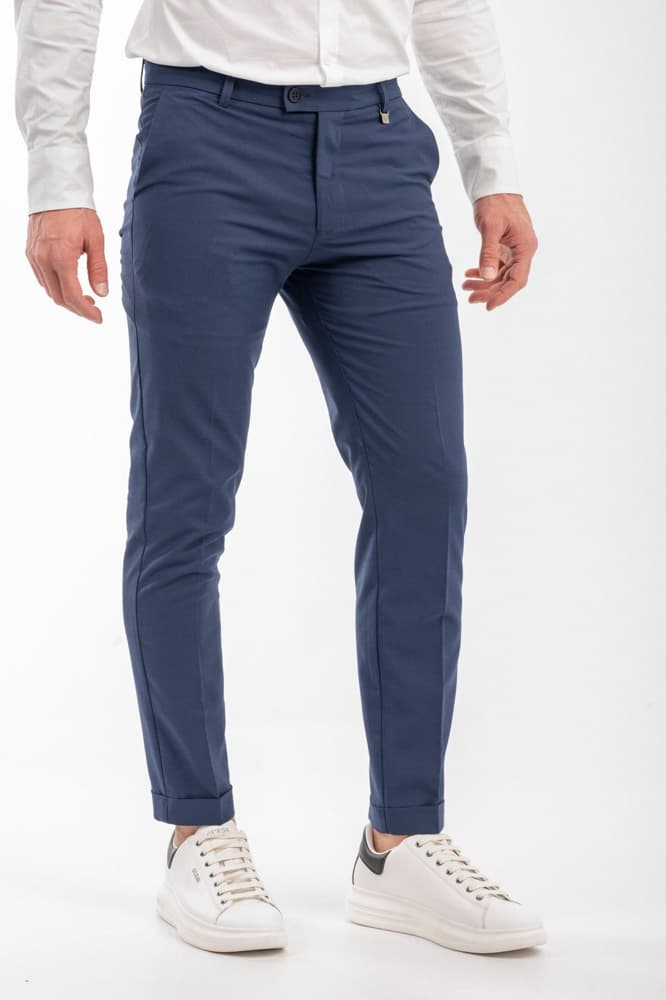 Ανδρικό Παντελόνι Μπλε Vittorio MODENA-BLUE