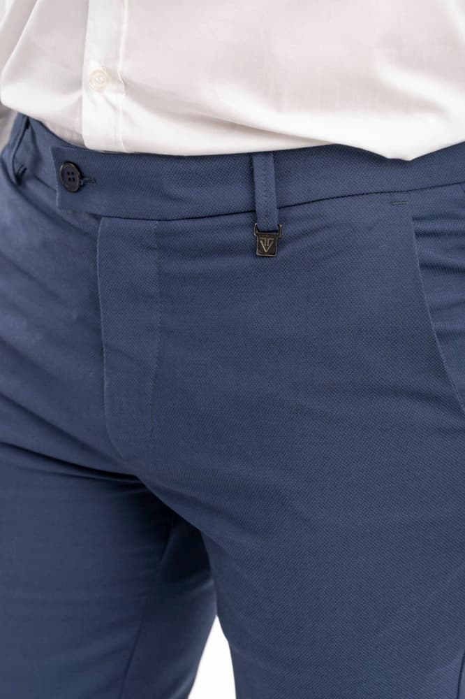 Ανδρικό Παντελόνι Μπλε Vittorio MODENA-BLUE