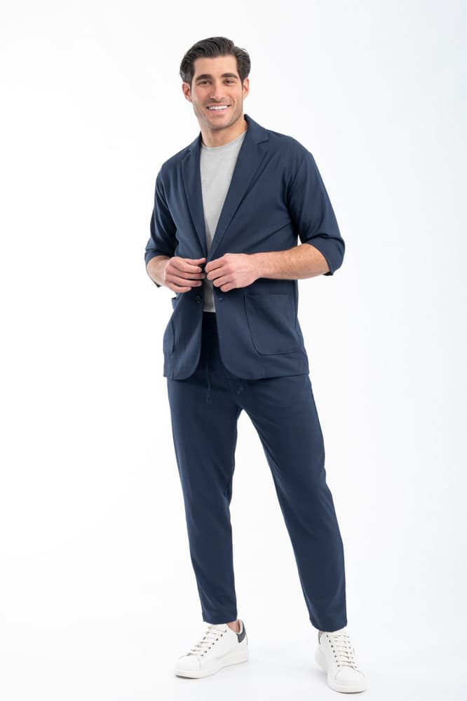 Ανδρικό Overshirt Μπλε Vittorio SANTO-BLUE