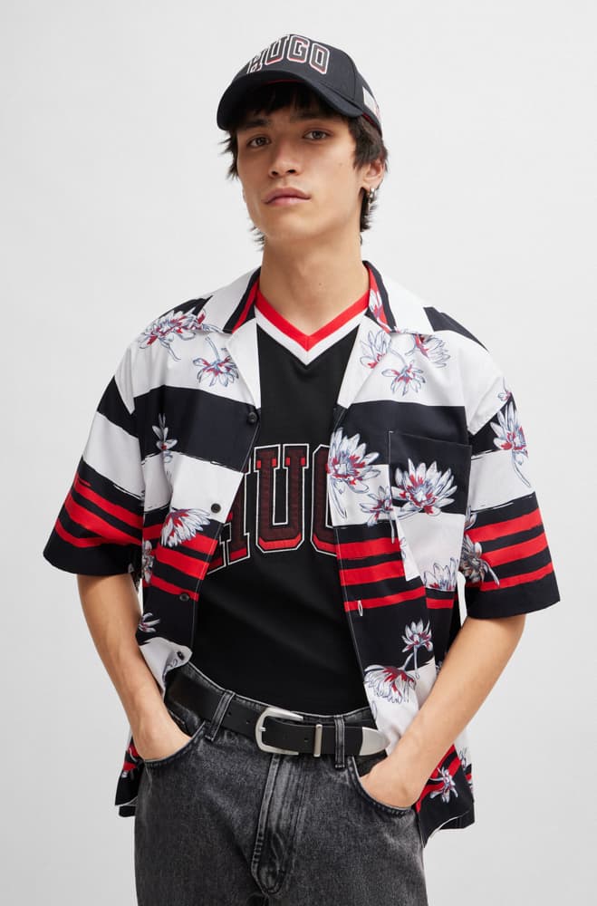 Ανδρικό Egeeno Κοντομάνικο Πουκάμισο Hugo 50514182-693