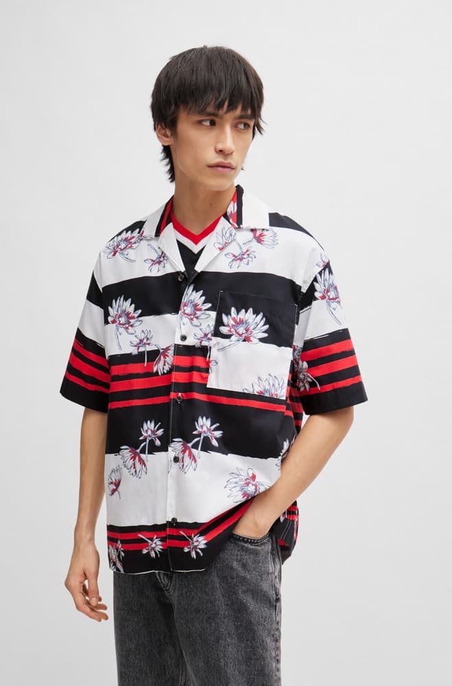 Ανδρικό Egeeno Κοντομάνικο Πουκάμισο Hugo 50514182-693