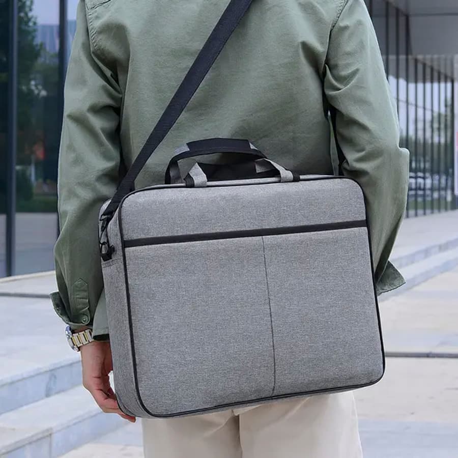 Unisex Τσάντα Laptop 15.6'' Γκρι Sako 8953-GREY