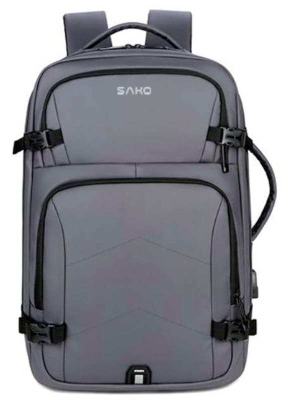 Unisex Σακίδιο Laptop 15.6'' Γκρι 30L Sako 2023-GREY