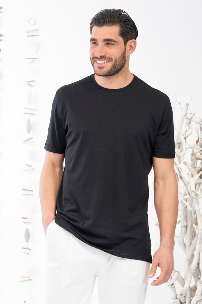 Ανδρικό T-shirt Μαύρο Vittorio 24103-BLACK