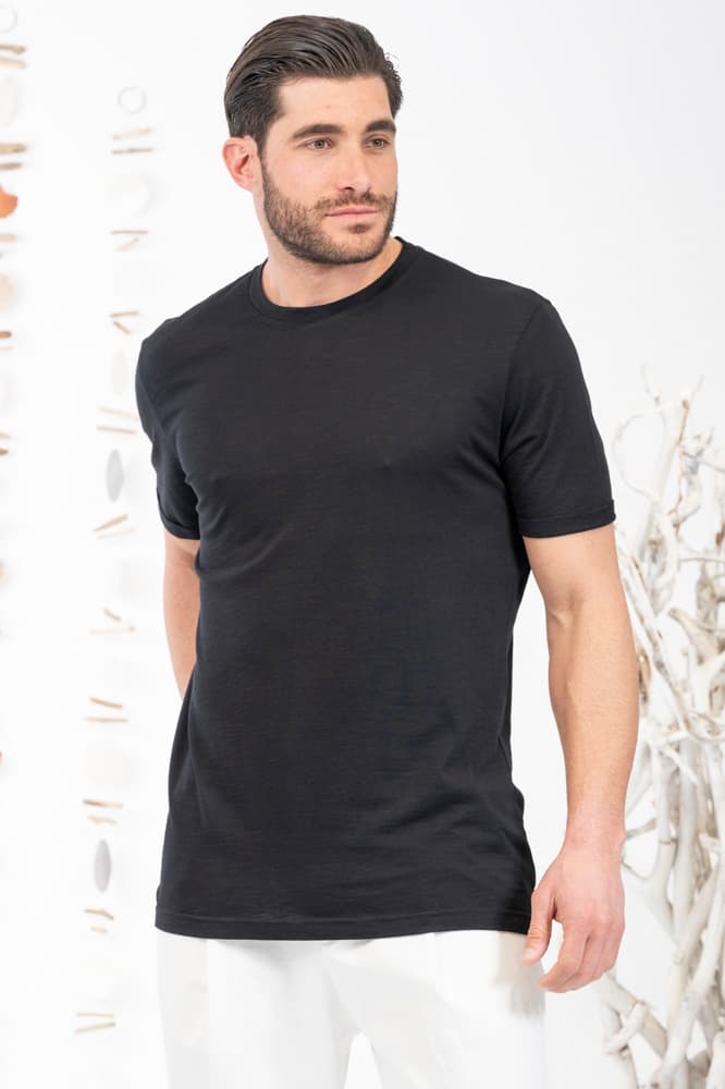 Ανδρικό T-shirt Μαύρο Vittorio 24103-BLACK
