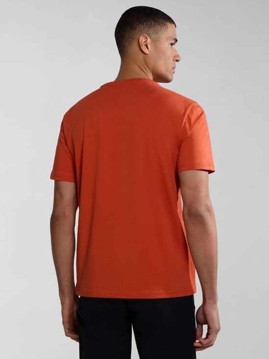 Ανδρικό Salis T-shirt Πορτοκαλί Napapijri NP0A4H8D-A621