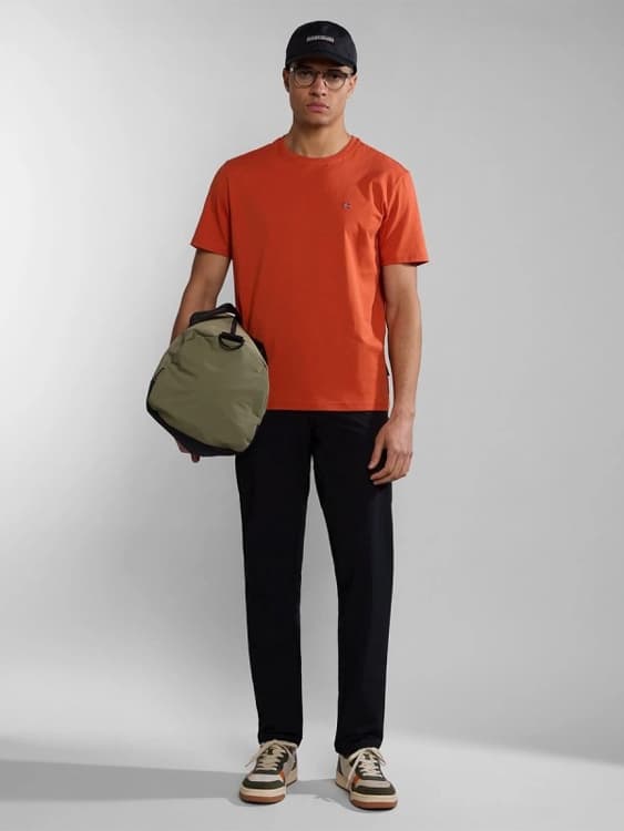 Ανδρικό Salis T-shirt Πορτοκαλί Napapijri NP0A4H8D-A621