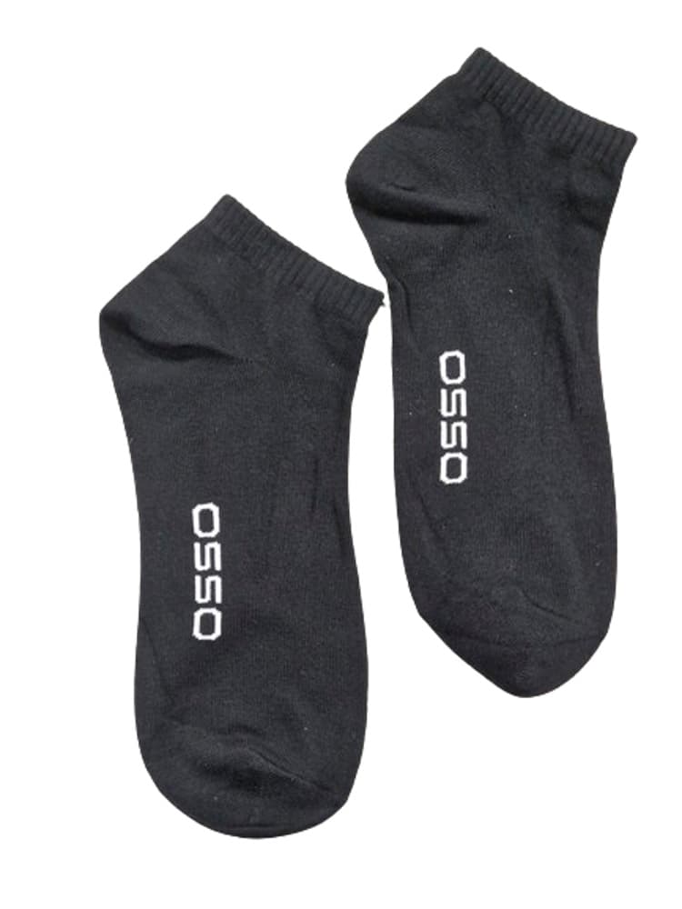 4 Ζεύγη Κάλτσες Μαύρες Σε Οργανικό Βαμβάκι Της Εταιρείας OSSO
