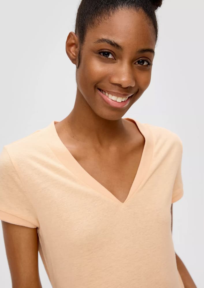 Γυναικείο T-shirt Πορτοκαλί S.Oliver 2144034-2101