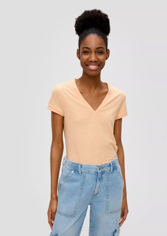 Γυναικείο T-shirt Πορτοκαλί S.Oliver 2144034-2101