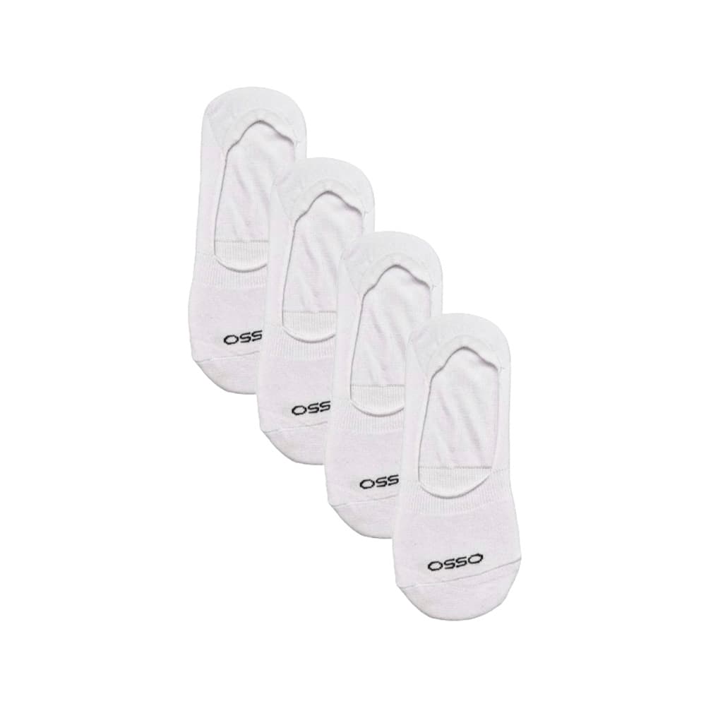 4 Ζεύγη Κάλτσες Λευκές Σε Οργανικό Βαμβάκι Της Εταιρείας OSSO