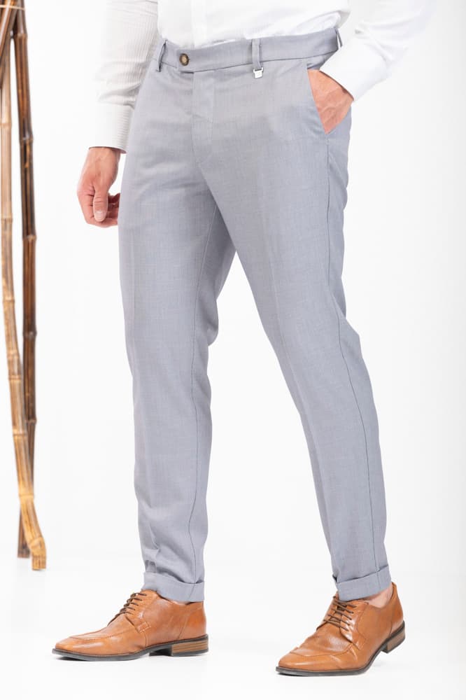 Ανδρικό Παντελόνι Γκρι Vittorio TORINO-GREY