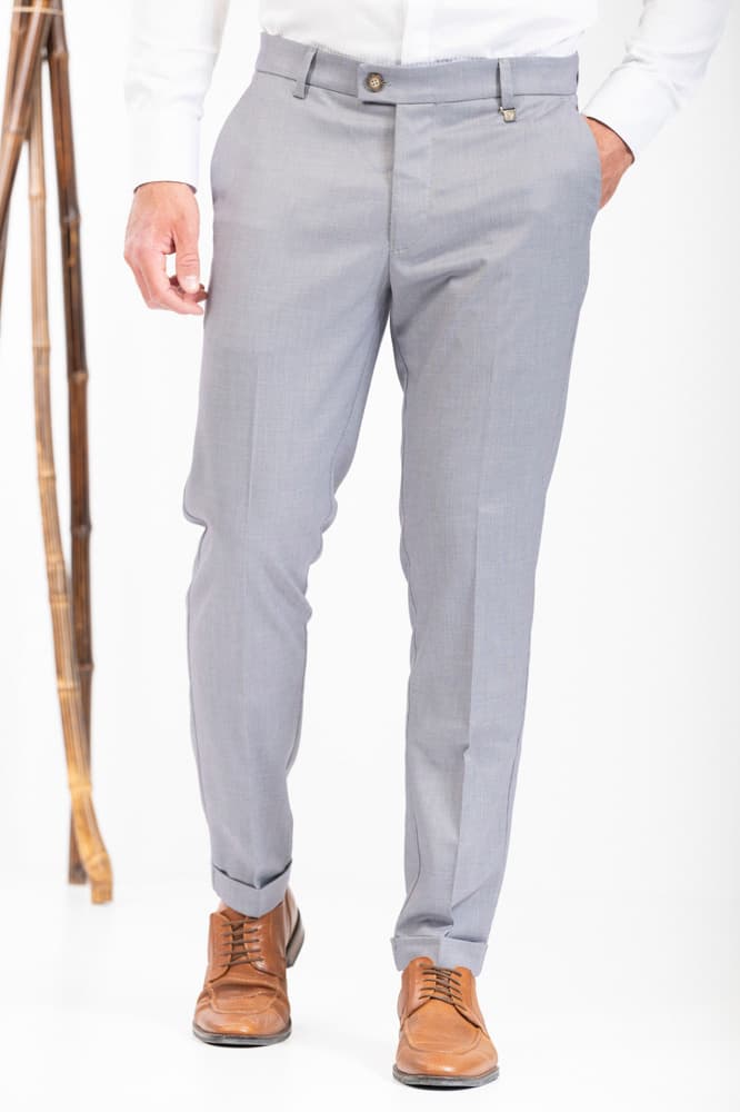 Ανδρικό Παντελόνι Γκρι Vittorio TORINO-GREY