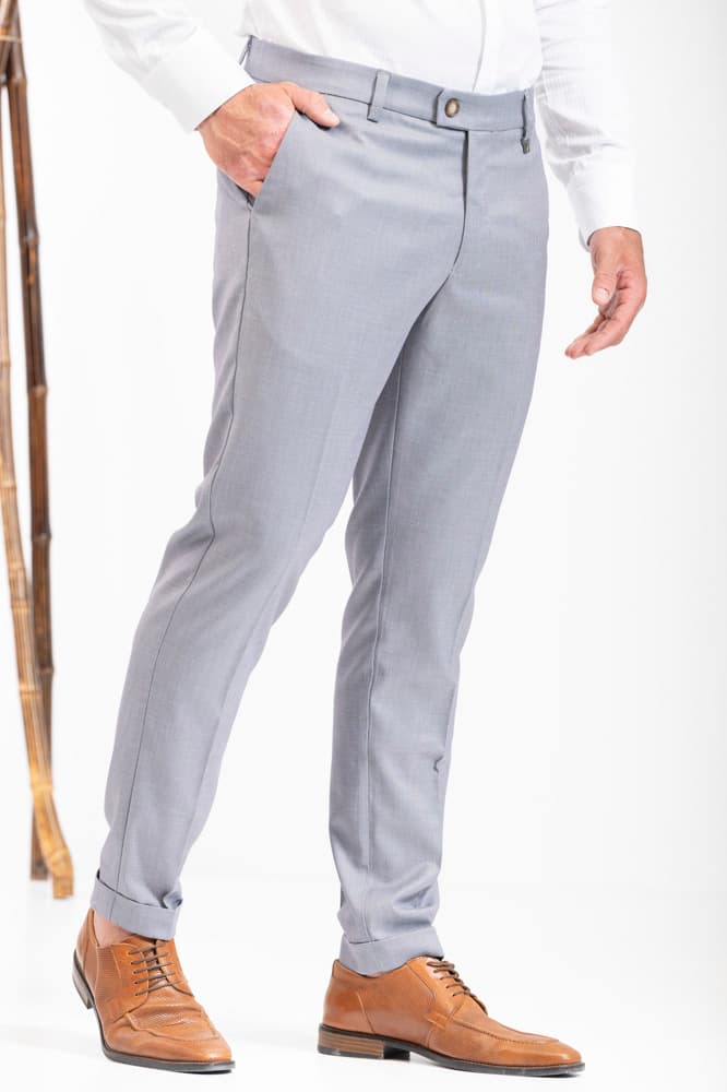 Ανδρικό Παντελόνι Γκρι Vittorio TORINO-GREY