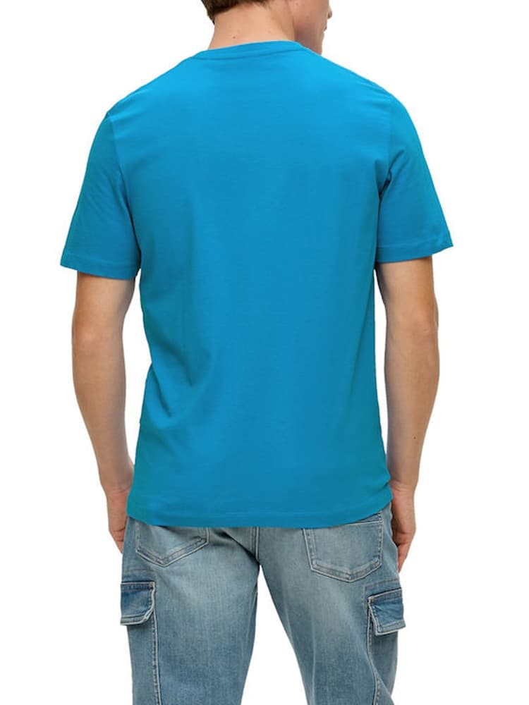 Ανδρικό T-shirt Μπλε S.Oliver 2141458-62D1