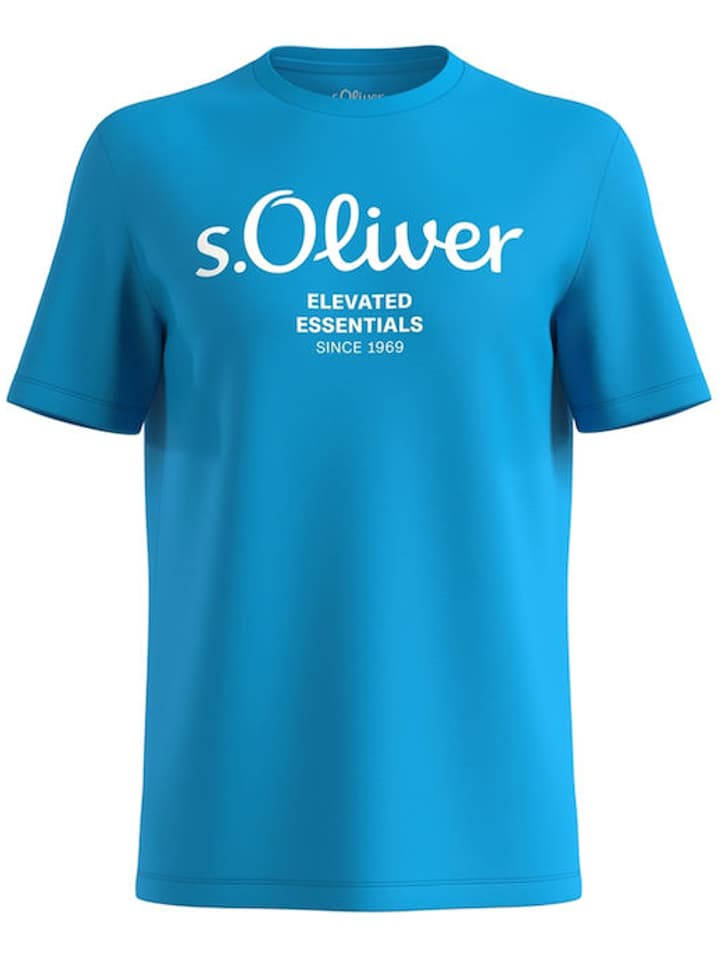 Men's T-Shirts S.Oliver Blue