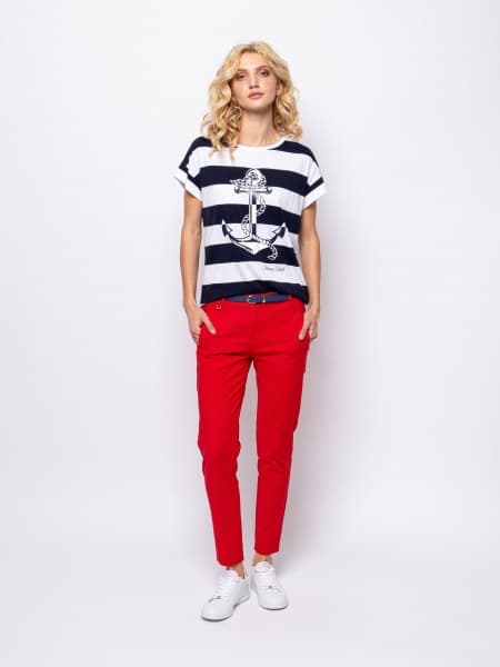 Γυναικείο Fiona Παντελόνι Κόκκινο Heavy Tools S24584-RED