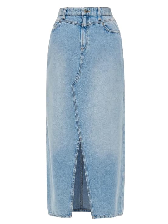 Γυναικεία Τζιν Φούστα Γαλάζια S.Oliver 2141244-54Y3