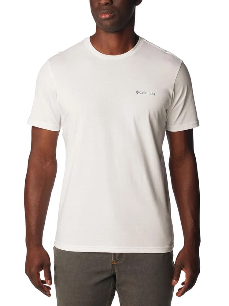 Men's T-Shirts Columbia White