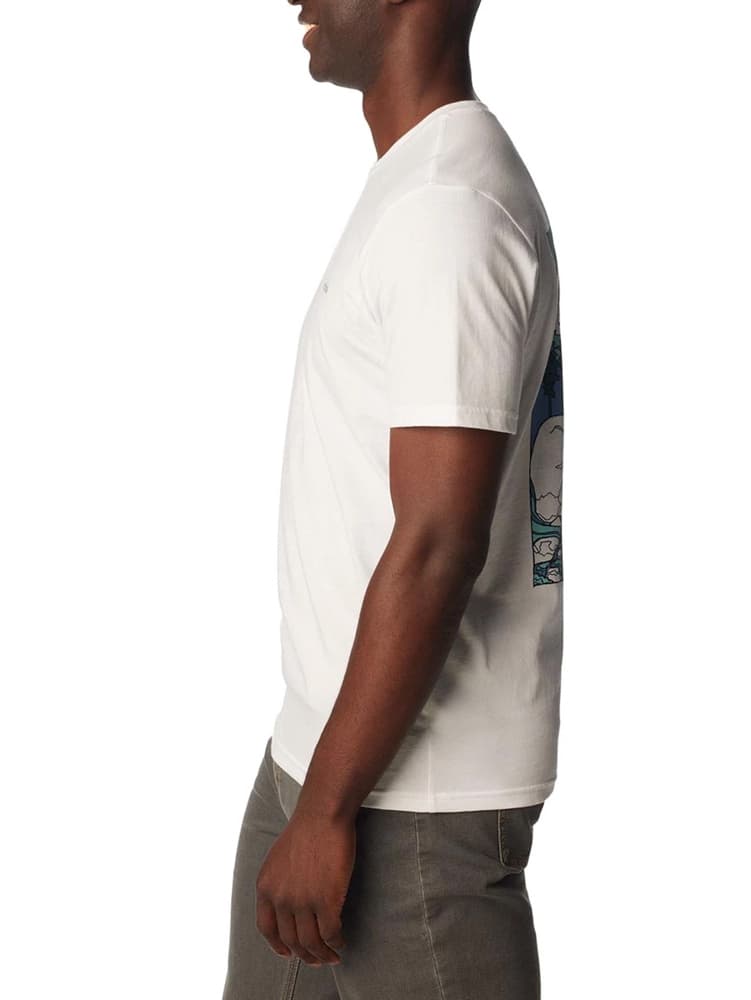 Ανδρικό Rapid Ridge II T-shirt Λευκό Columbia 1934824-115