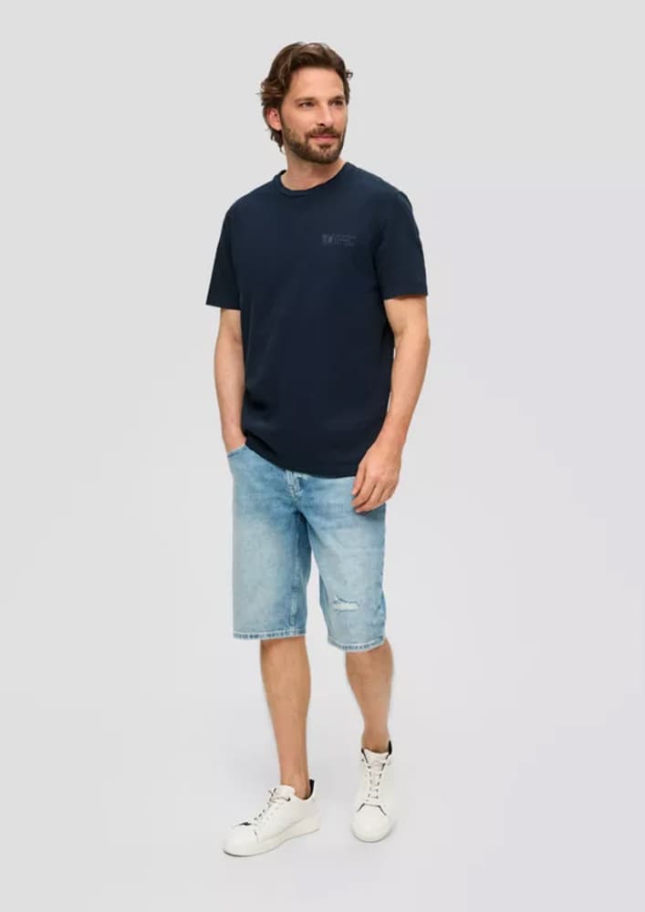 Ανδρικό T-Shirt Navy Μπλε S.Oliver 2141231-59D1