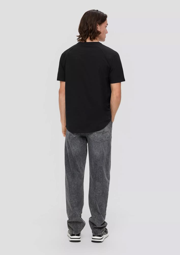 Ανδρικό T-Shirt Μαύρο S.Oliver 2143189-9999