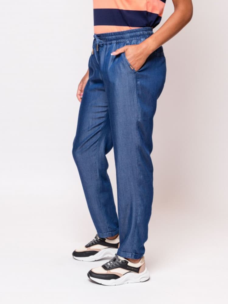 Γυναικείο Flora24 Παντελόνι Μπλε Heavy Tools S24580-MIDBLUE