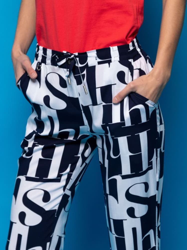 Γυναικείο Fifer24 Παντελόνι Μπλε Heavy Tools S24569-LETTERS