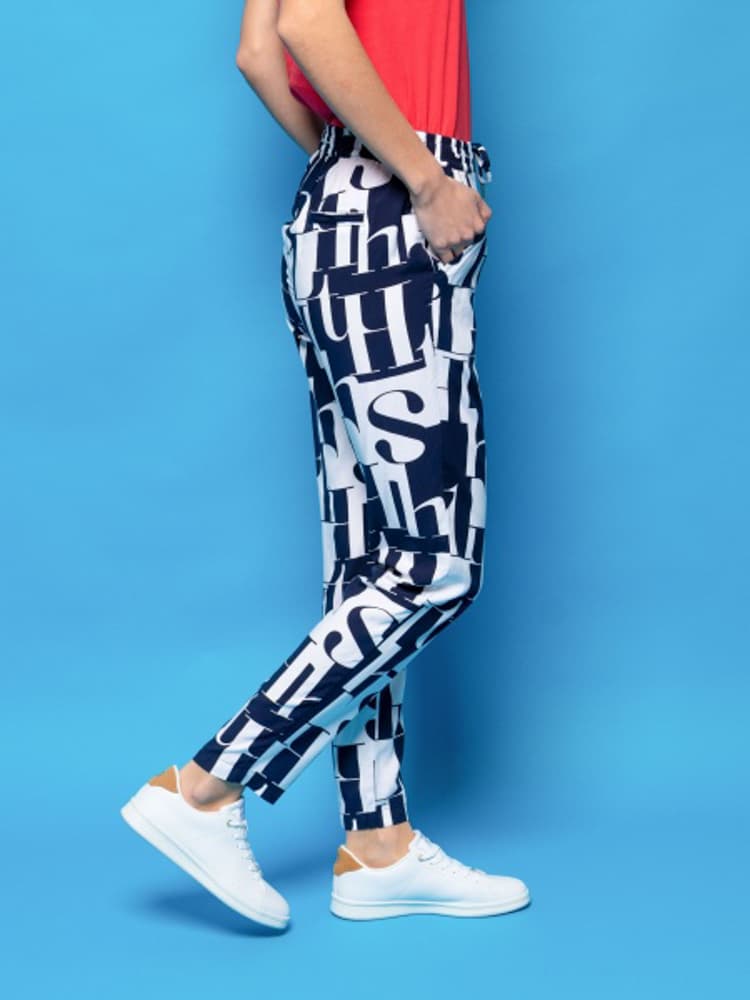 Γυναικείο Fifer24 Παντελόνι Μπλε Heavy Tools S24569-LETTERS