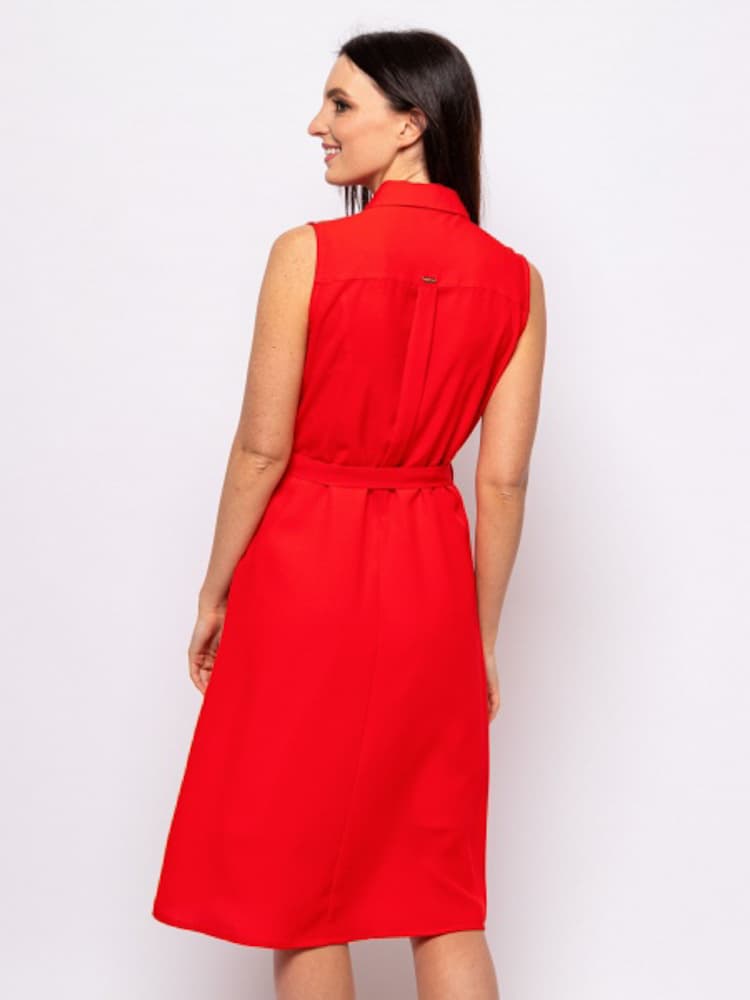 Γυναικείο Αμάνικο Viri Φόρεμα Κόκκινο Heavy Tools S24466-RED