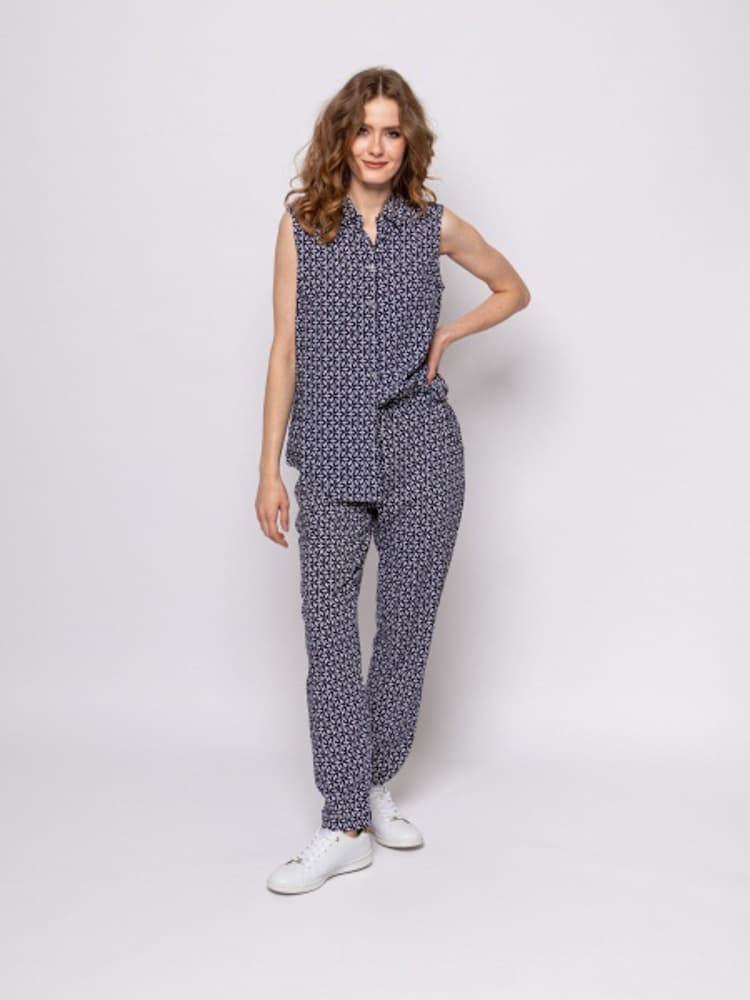 Γυναικείο Fifer24 Παντελόνι Navy Μπλε Heavy Tools S24569-PATTERN