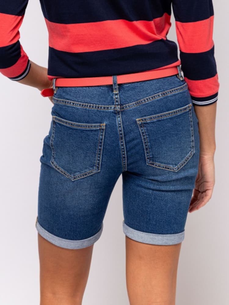 Γυναικεία Wamota24 Τζιν Βερμούδα Navy Μπλε Heavy Tools S24562-DARK