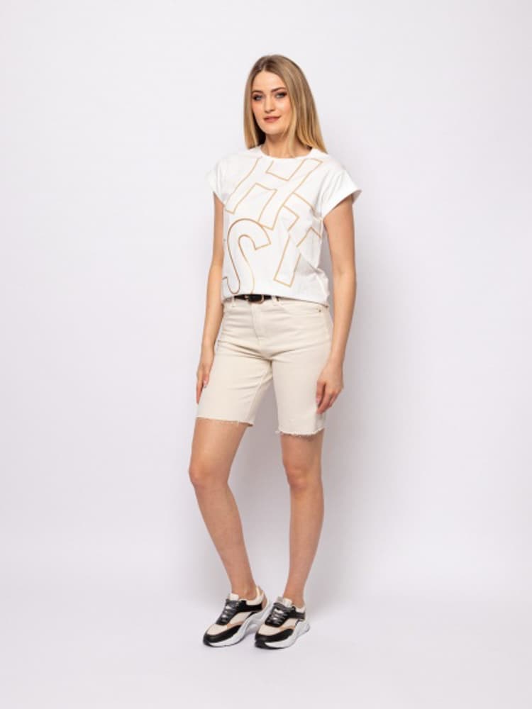 Γυναικεία Wenna Τζιν Βερμούδα Μπεζ Heavy Tools S24563-CREAM