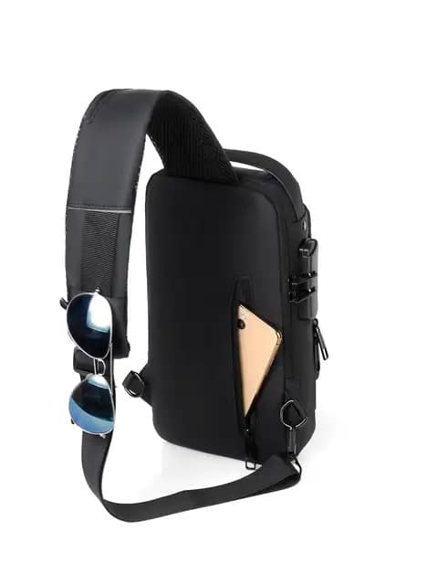Ανδρικό Crossover 3L Με Θύρα Usb Μαύρο Osso SLING10-BLACK