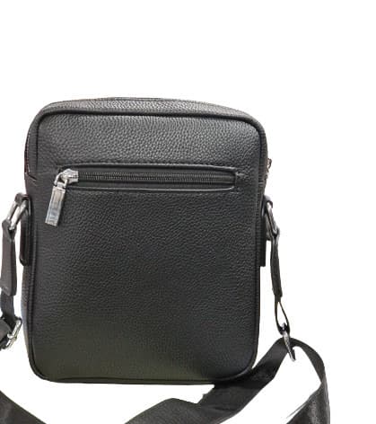 Ανδρικό Τσαντάκι Σε P.U Δέρμα Χιαστί Μαύρο Osso SO10-BLACK