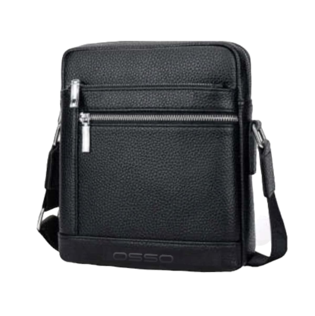 Ανδρικό Τσαντάκι Σε P.U Δέρμα Χιαστί Μαύρο Osso SO10-BLACK