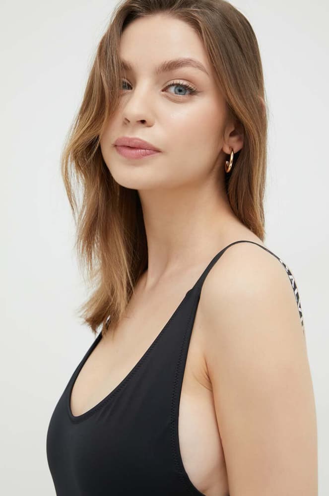 Γυναικείο Ολόσωμο Μαγιό Μαύρο Calvin Klein KW0KW01599-BEH