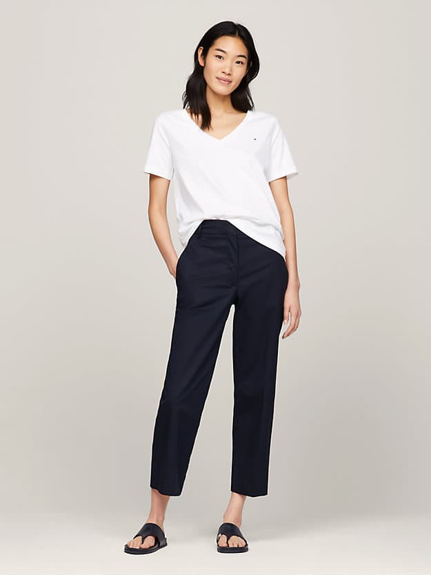 Γυναικείο Modern T-shirt Λευκό Tommy Hilfiger WW0WW39781-YCF