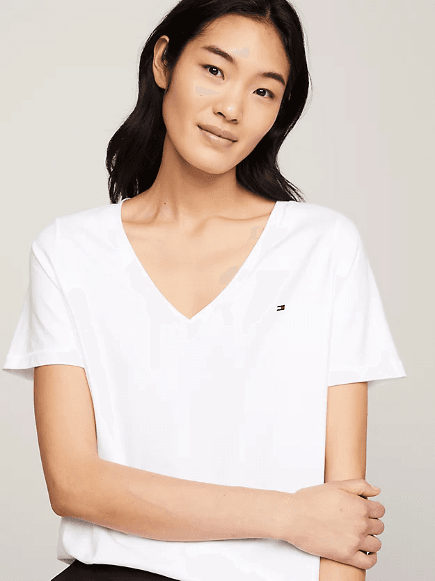 Γυναικείο Modern T-shirt Λευκό Tommy Hilfiger WW0WW39781-YCF