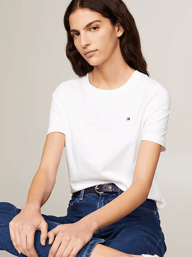 Γυναικείο Modern T-shirt Λευκό Tommy Hilfiger WW0WW39848-YCF