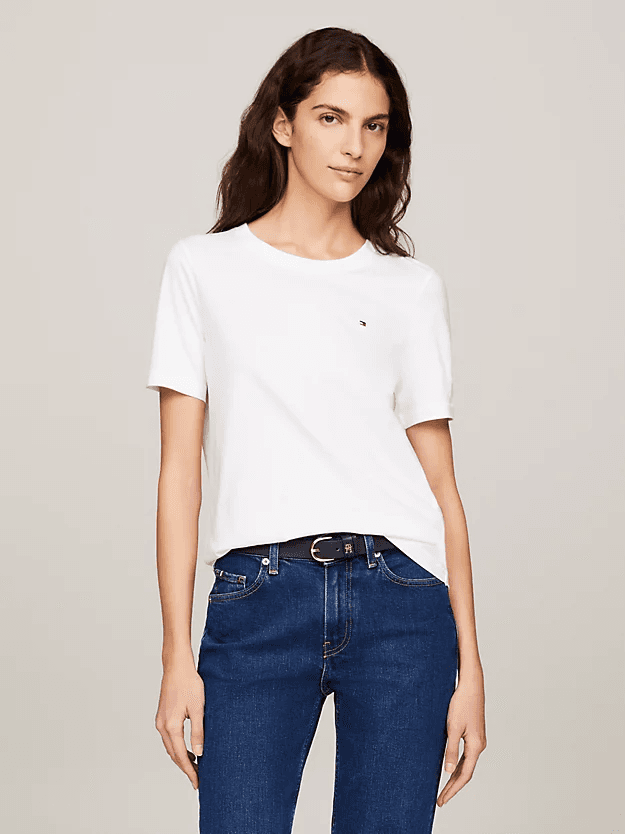 Γυναικείο Modern T-shirt Λευκό Tommy Hilfiger WW0WW39848-YCF