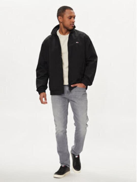 Ανδρικό Essential Μπουφάν Μαύρο Tommy Jeans DM0DM17982-BDS