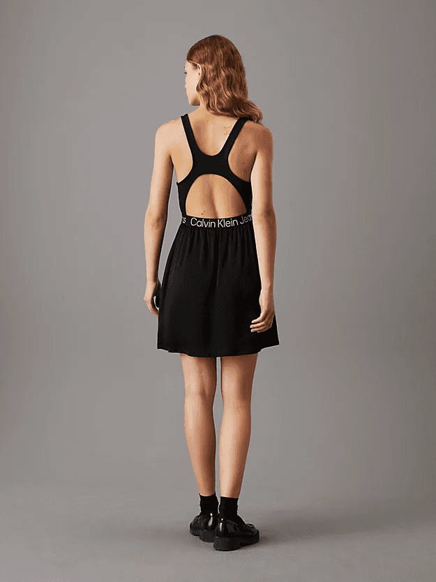 Γυναικείο Αμάνικο Φόρεμα Μαύρο Calvin Klein J20J221624-BEH