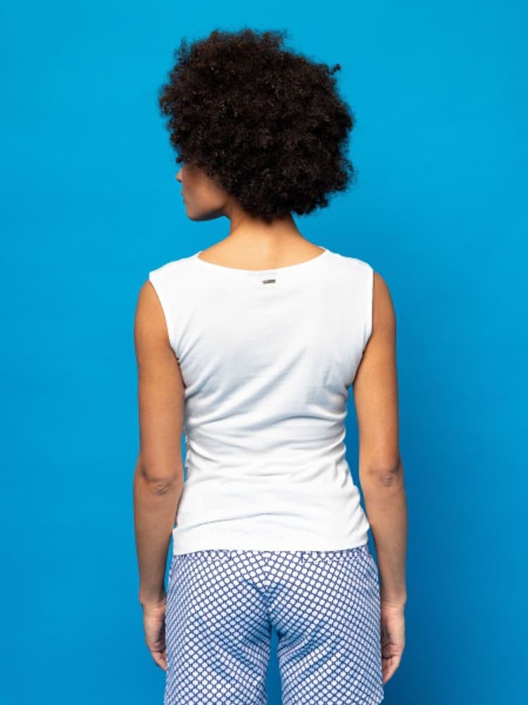 Γυναικείο Borbala Top Λευκό Heavy Tools S24193-ECRU